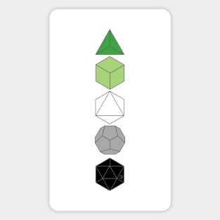 Aro Platonic Solids (plain) Magnet